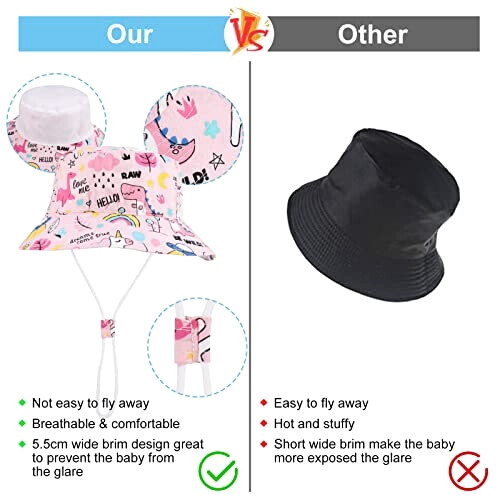 Bob Licorne rose homme/femme variant 1 