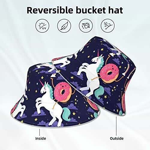 Bob Licorne noir taille unique homme/femme variant 3 