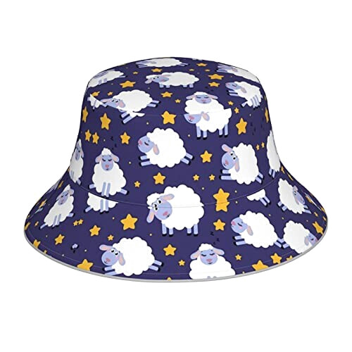 Bob Mouton noir taille unique homme/femme
