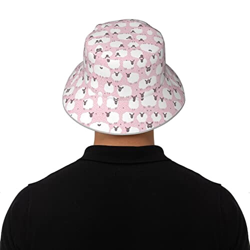 Bob Mouton rose taille unique homme/femme variant 6 