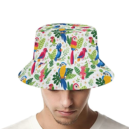 Bob Oiseau mignon et plante taille unique homme/femme variant 4 