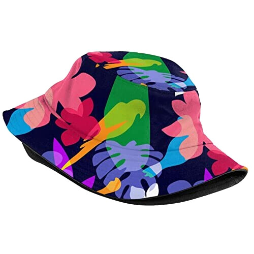 Bob Oiseau x feuilles et fleurs couleurés taille unique homme/femme variant 0 