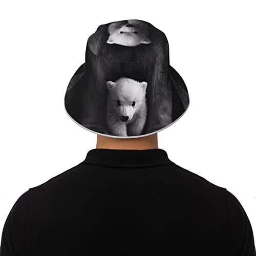 Bob Ours noir taille unique homme/femme variant 6 