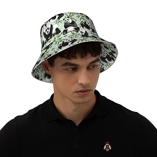 Bob Panda noir taille unique homme/femme variant 5 