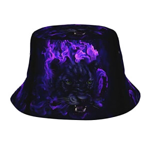 Bob Panthère tête de en flammes taille unique homme/femme