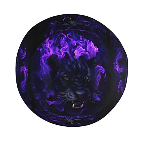 Bob Panthère tête de en flammes taille unique homme/femme variant 2 