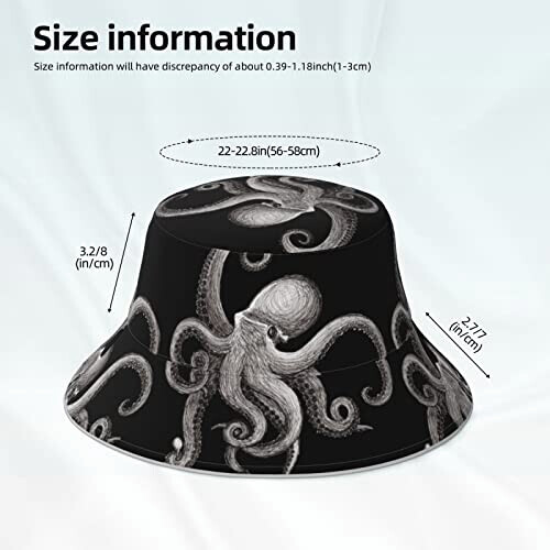 Bob Pieuvre taille unique homme/femme variant 4 