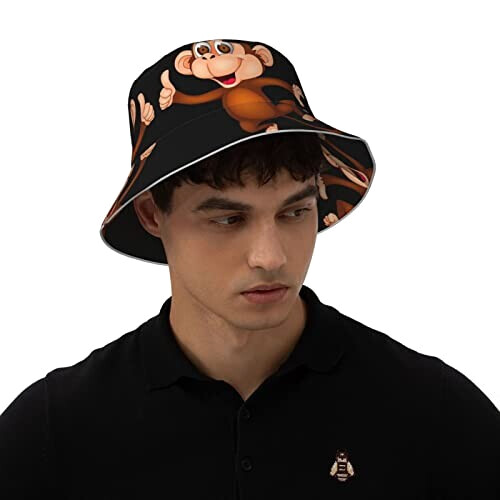 Bob Singe noir taille unique homme/femme variant 5 