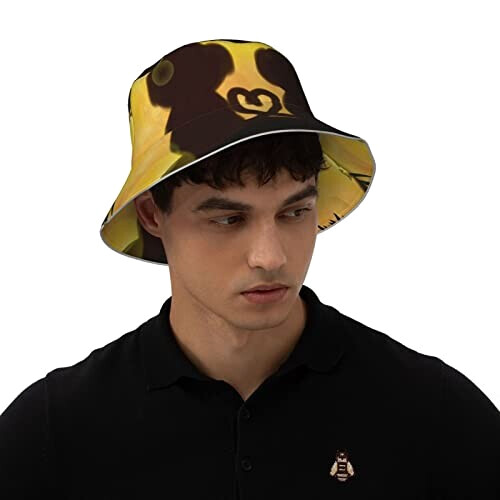 Bob Singe noir taille unique homme/femme variant 5 
