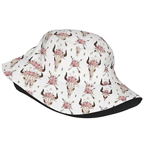 Bob Taureau crâne de tribal sur fond blanc taille unique homme/femme variant 0 