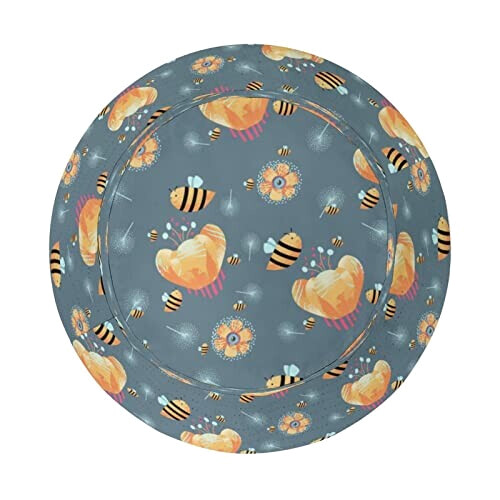 Bob Abeille fleur d' grise taille unique homme/femme variant 2 