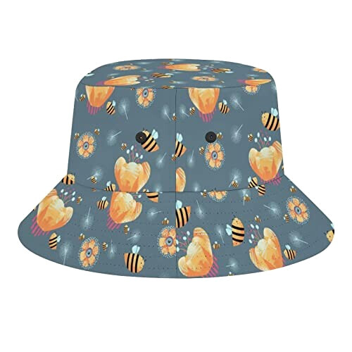 Bob Abeille fleur d' grise taille unique homme/femme variant 5 