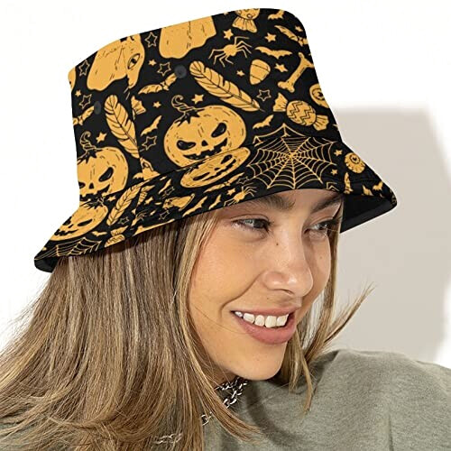 Bob Araignée citrouilles d'halloween toiles d' taille unique homme/femme variant 2 