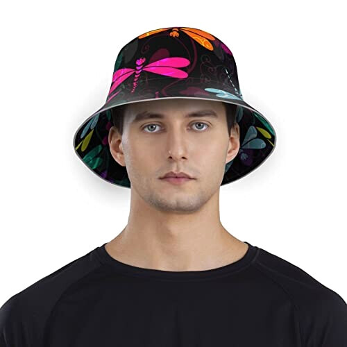 Bob Libellule noir taille unique homme/femme variant 5 