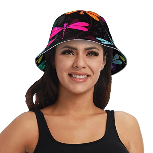 Bob Libellule noir taille unique homme/femme variant 7 