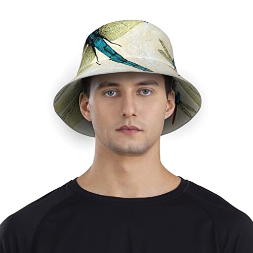Bob Libellule noir taille unique homme/femme variant 5 