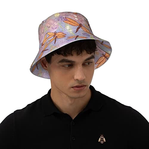 Bob Libellule noir taille unique homme/femme variant 5 