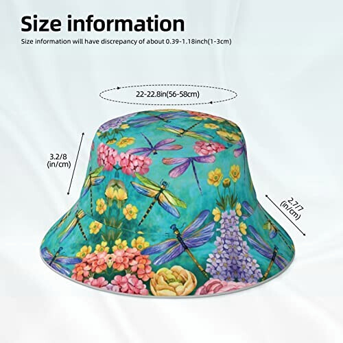 Bob Libellule noir taille unique homme/femme variant 4 