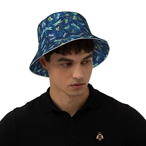 Bob Libellule noir taille unique homme/femme variant 5 