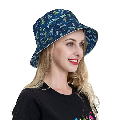 Bob Libellule noir taille unique homme/femme variant 7 