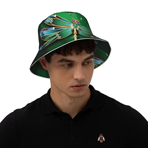 Bob Libellule noir taille unique homme/femme variant 5 