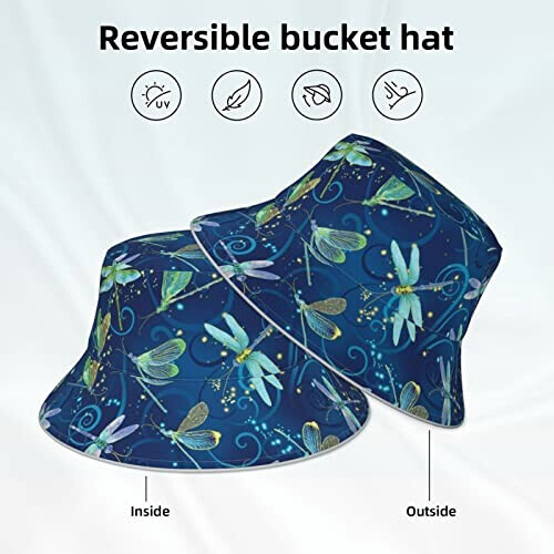 Bob Libellule bleu taille unique homme/femme variant 3 