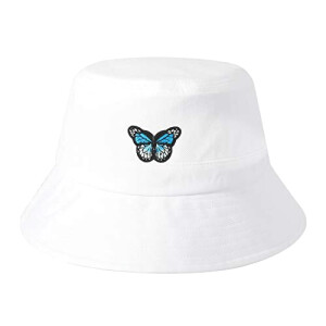 Bob Papillon blanc pur taille unique homme/femme