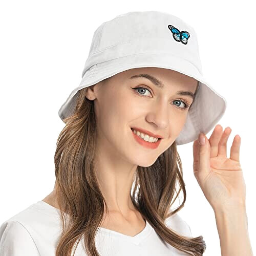 Bob Papillon blanc pur taille unique homme/femme variant 0 