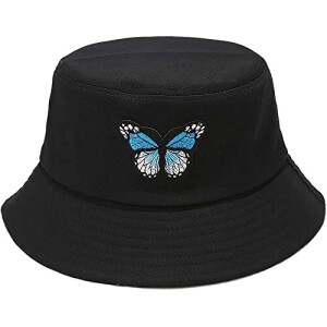 Bob Papillon noir taille unique femme