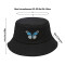 Bob Papillon noir taille unique femme - miniature variant 3