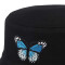 Bob Papillon noir taille unique femme - miniature variant 4