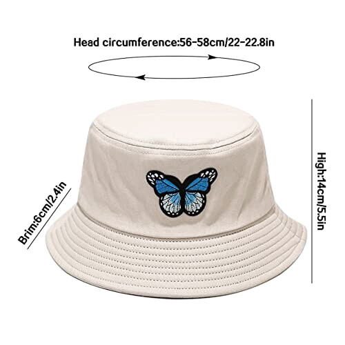 Bob Papillon beige taille unique femme variant 3 