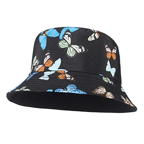 Bob Papillon noir taille unique homme/femme