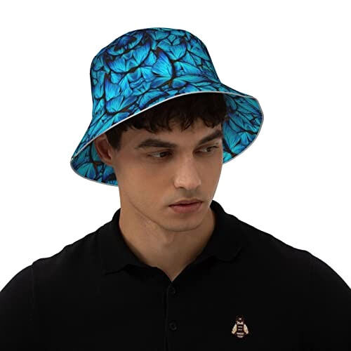 Bob Papillon noir taille unique homme/femme variant 5 