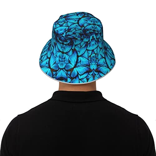 Bob Papillon noir taille unique homme/femme variant 6 