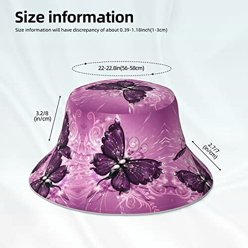 Bob Papillon noir taille unique homme/femme variant 4 