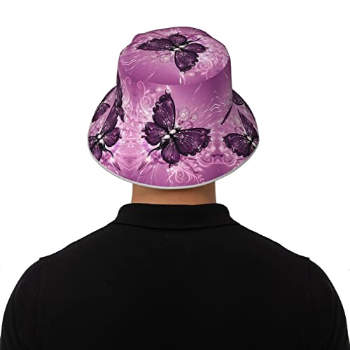Bob Papillon noir taille unique homme/femme variant 6 