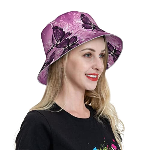 Bob Papillon noir taille unique homme/femme variant 7 