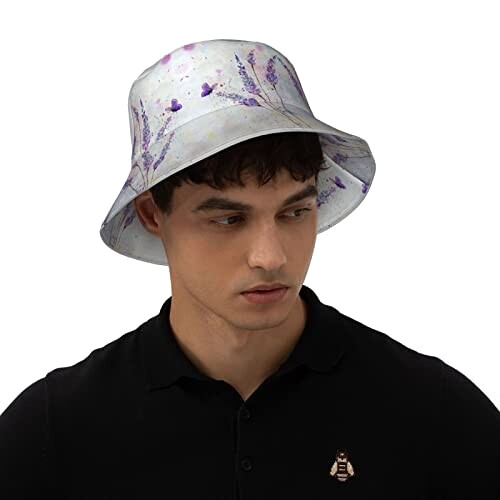 Bob Papillon noir taille unique homme/femme variant 5 