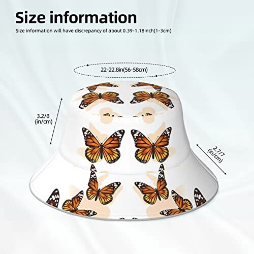 Bob Papillon noir taille unique homme/femme variant 4 