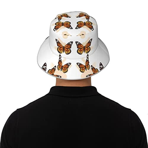 Bob Papillon noir taille unique homme/femme variant 6 