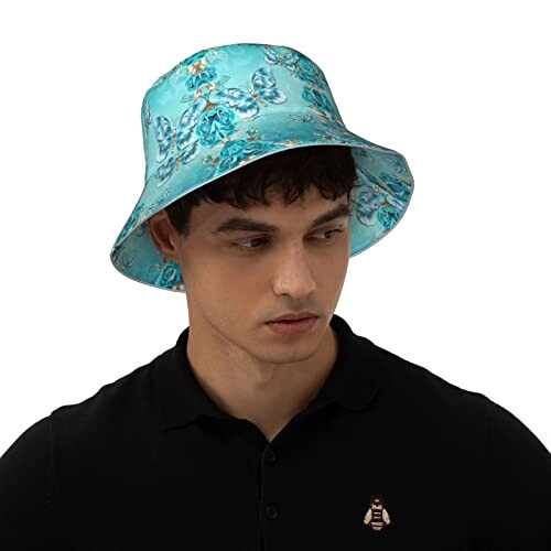 Bob Papillon noir taille unique homme/femme variant 5 