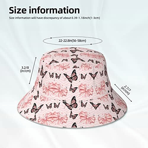 Bob Papillon noir taille unique homme/femme variant 4 