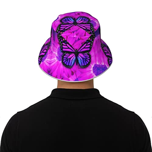 Bob Papillon noir taille unique homme/femme variant 6 