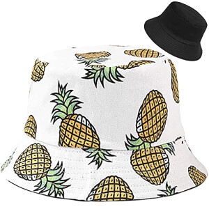 Bob Ananas blanc taille unique femme