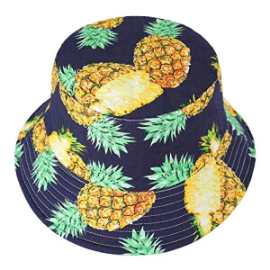 Bob Ananas jaune taille unique femme