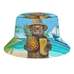 Bob Ananas chat hawaïen avec taille unique homme/femme