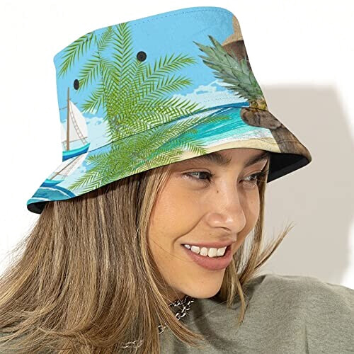 Bob Ananas chat hawaïen avec taille unique homme/femme variant 2 