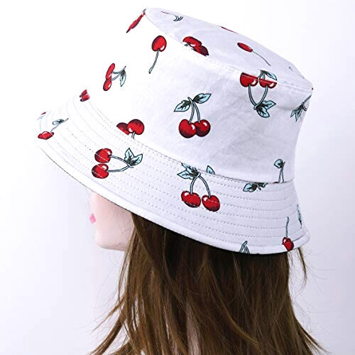 Bob Cerise -blanc taille unique homme/femme variant 4 