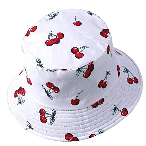 Bob Cerise -blanc taille unique homme/femme